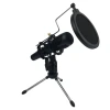 Factory wholesale of mobile phones, karaoke bars, microphones, tripod stands, three-legged desktop anti-spray covers, stands and microphone clips details Picture